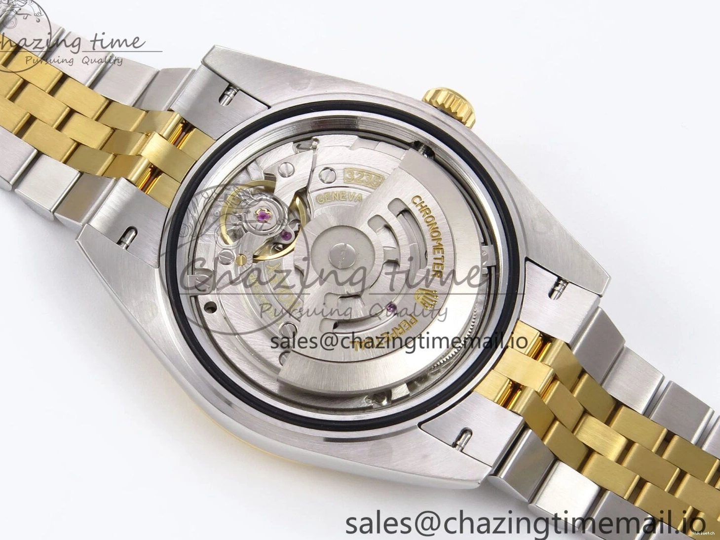 Silver 126333 Best DateJust 41 Edition A3235 SS Stick on YG EWEF Dial Jubilee Bracelet 0118